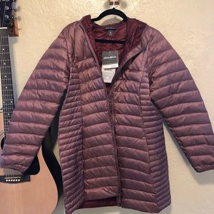 NWT Eddie Bauer Women’s Hooded Down Jacket